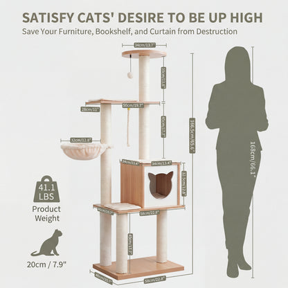 Tall Haven Cat Tree & Condo