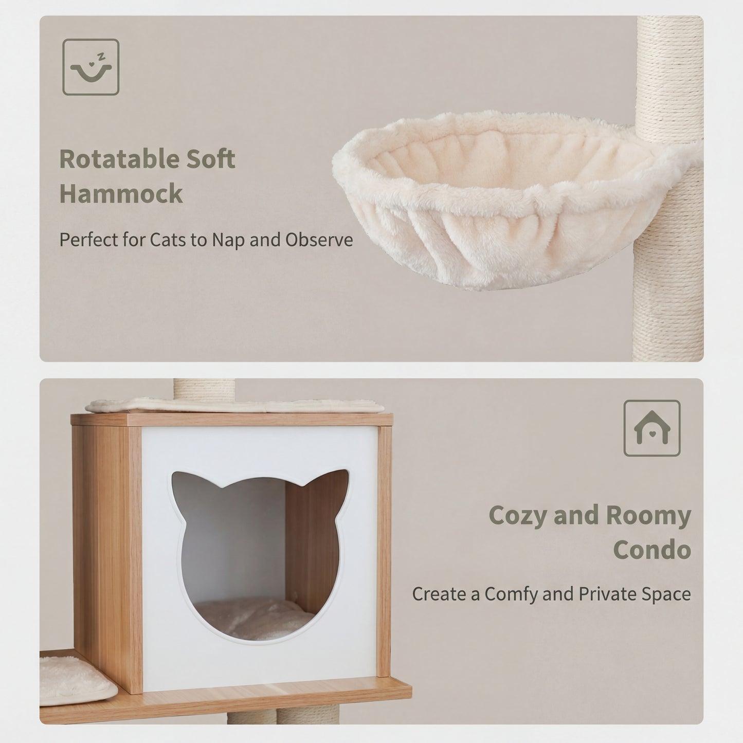 Tall Haven Cat Tree & Condo