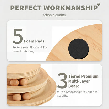 Pine Play & Scratch Tower