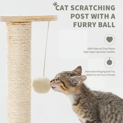 Pine Play & Scratch Tower