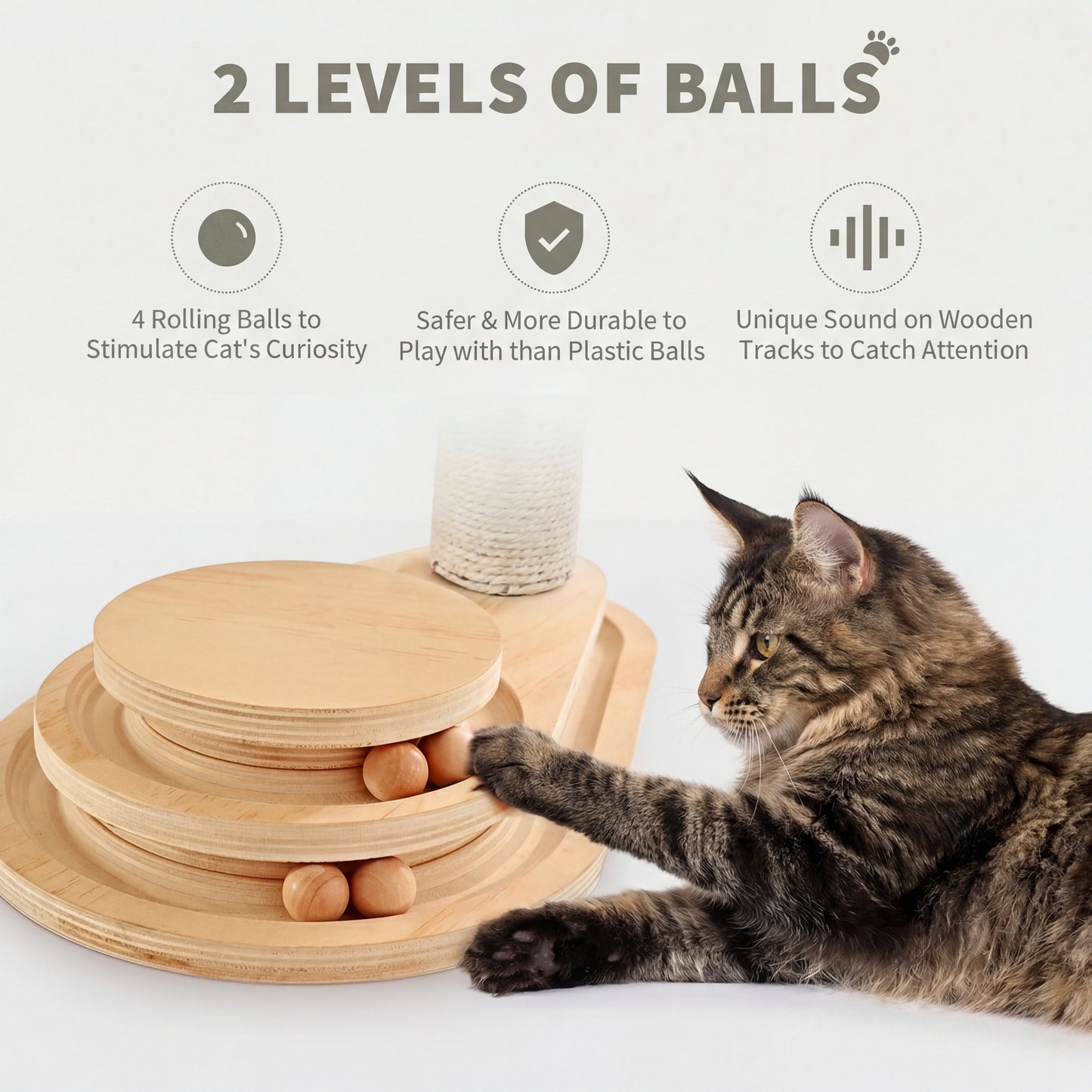 Pine Play & Scratch Tower