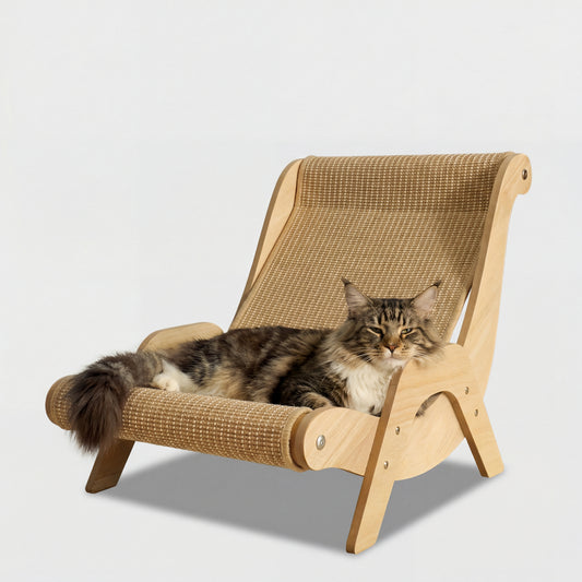 Linen Lounge Scratch Chair