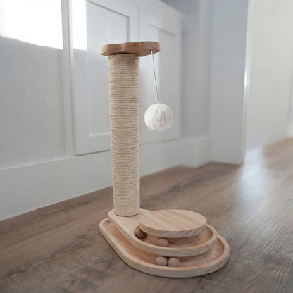 Pine Play & Scratch Tower